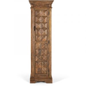 Meuble bar avec porte d'entrée en bois de manguier