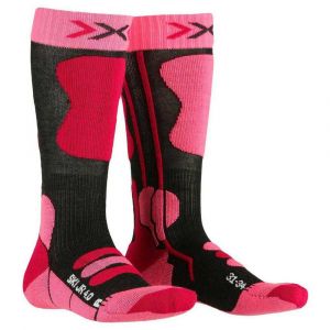 X-Socks Chaussettes Ski Junior 4.0 Mixte Enfant, Rose, FR : M (Taille Fabricant : M(27-30))
