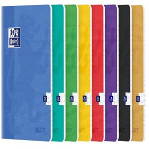 Oxford Cahier petit format Kraft 96 pages seyès Modèle aléatoire
