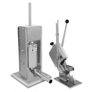 Monster shop Lot Poussoir &agrave; Saucisse 7L Manuel & Machine &agrave; Clipper Saucisse & Accessoires