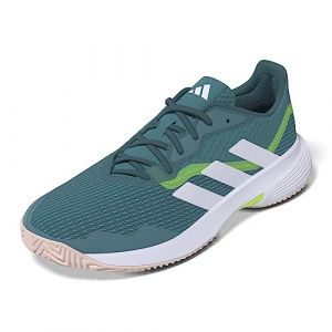 Adidas Femme Courtjam Control W Shoes-Low, Arctic Fusion/FTWR White/Lucid Lemon, 40 2/3 EU