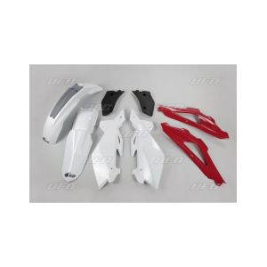 Ufo Kit Plastique Couleur Origine Blanc/Rouge/Gris Husqvarna CR125/CR250