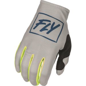 Image de Fly Racing Lite Gloves Grey Teal Hi-Vis L