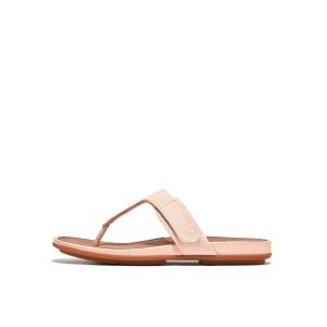 FitFlop Tongs GRACIE ADJUSTABLE CANVAS TOE-POST SANDALS