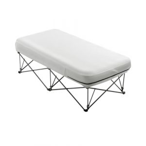 VEVOR Matelas Gonflable avec Cadre, 136 kg, Lit de Camping Gonflable 1 Personne, avec Pompe, Mallette de Transport, Lit Pliable Portable pour Invités, Camping, Voyage, Utilisation Intérieur Extérieur