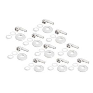 Xavax Douille raccord p.siphons int.dans mur sans ouverture nettoy,10p./sac