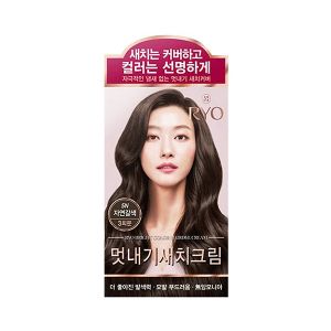 Ryo Hair - Bright Color Hair Dye Cream - 1set - 5N Natural Brown