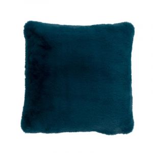 Coussin Imitation Fourrure "Cutie" 45x45cm Bleu Prix