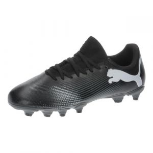 Puma Unisex Youth Future 7 Play Fg/Ag Jr Soccer Shoes Black White, 30 EU