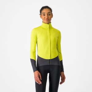 Castelli Beta RoS Jacket - Veste vélo femme Sulphur / Dark Gray S