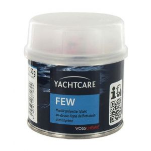 Yachtcare Mastic blanc au dessus ligne de flottaison 250g avec durcisseur