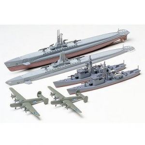 Tamiya Maquette US Submarine Gato Class & Japanese Submarine Chaser n°13 - Echelle 1:700