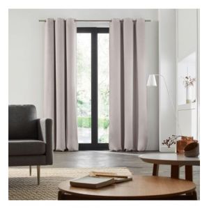 Rideau oeillets doublé occultant CARLINA