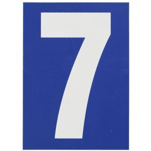 THIRARD Plaque Bleue Chiffre 7-65X90Mm