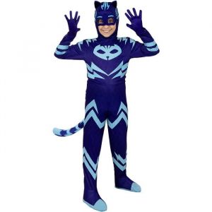 Funidelia | Déguisement Yoyo Pyjamasques deluxe pour garçon Yoyo, Bibou, Gluglu - Déguisement pour Enfant et accessoires pour Halloween, carnaval et fêtes - Taille 7-9 ans - Bleu