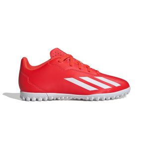 Adidas Chaussure X Crazyfast Club Turf - Solar Red / Cloud White / Team Solar Yellow 2, Solar Red / Cloud White / Team Solar Yellow 2 - Taille 34
