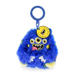 Legami Porte-clés Super Soft! Thème Donkey, Porte-clés en Peluche, Pendentif avec Message gravé et Mousqueton en Zinc, 7x11 cm