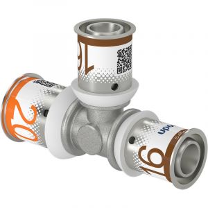 Uponor Té à sertir réduit 20-16-16 Réf. 1070567