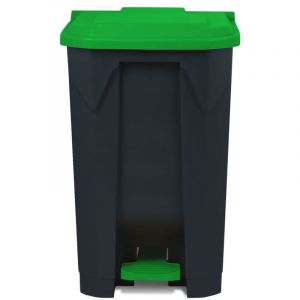 Poubelle Olaf Pour la maison, le bureau & le commerce Vert 50 Litres (43 x 40,2 x 60 cm)