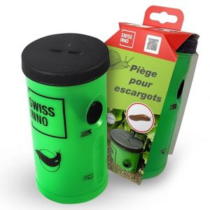 Swissinno Piège à limaces Jardin – Réutilisable et Durable – Capture avec Eau pour Potager et terrasse – Résistant aux intempéries