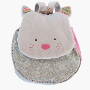 Moulin roty Sac a dos chat gris les pachats 660071