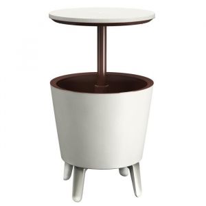 Image de Keter Table de jardin bar -Cool Bar- 30L bac glaçons boissons fraîches table d'appoint