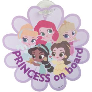 Signalétique Bébé À Bord À Ventouse Disney Princesse - 2842563