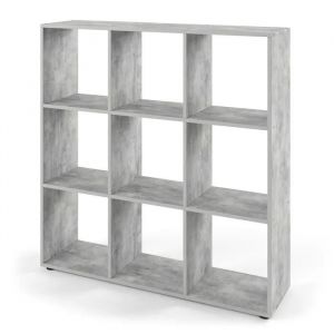 Vicco - Séparateur de pièce "Nove" Béton avec 9 compartiments