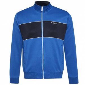 Ben Sherman Chest Panel Track Retro Hommes Veste 0065217-BLEU
