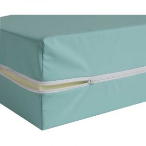 Terre de Nuit Housse r&eacute;nove matelas coloris vert 15 cm 150 gr/m&sup2; 140x200