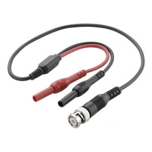 Voltcraft Cordon de mesure BNC 0.50 m noir, rouge