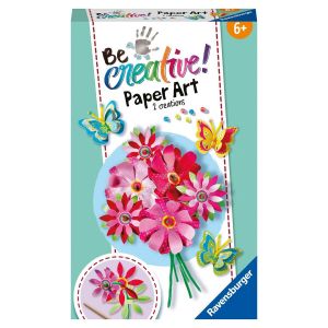Ravensburger BeCreative Paper Art 23678 Fleurs et Papillons DIY pour Enfants &agrave; partir de 6 Ans