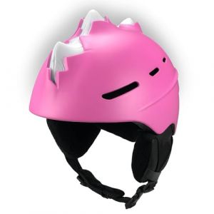 Casque de Ski Crazy Safety Os en Pointe Rose pour adolescents et adultes Taille L (58-61cm) Certifié EN1077