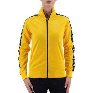 Kappa Sweat-shirt 222 BANDA WANNISTON SLIM GIACCHETTO GIALLO jaune - Taille EU XS