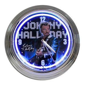 Image de Johnny hallyday Horloge bleu