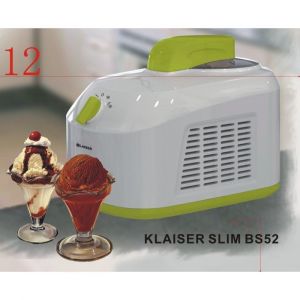 Klaiser SLIM BS52 TURBINE A GLACES PROFESSIONNELLE AVEC LIVRE DE 62 RECETTES