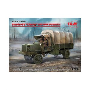 ICM Maquette Camion Standard B Liberty With Wwi Us Drivers