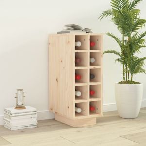 VidaXL Armoire à vin 23x34x61 cm Bois de pin massif