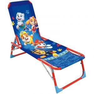 Jemini FUN HOUSE PAT'PATROUILLE Chaise longue transat - Pliable - 112 x 40 x 40 cm - Pour enfant