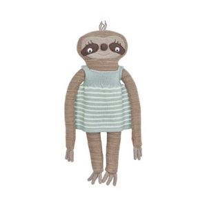 Oyoy living Peluche bleu en coton H42x24x14cm