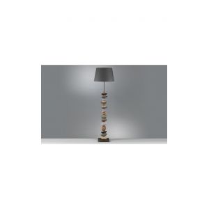 Socadisc Lampadaire nature pierre / bois ONLI