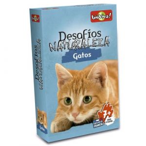 Bioviva Asmodee – Jeu de Cartes – Défis Nature Chats (ade0des13es)