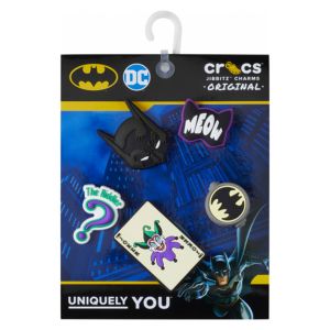 Crocs Shoe Charm 5-Pack | Personalize with Jibbitz for Chaussure Unisexe, Batman, Taille Unique