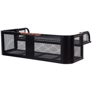 Coast Metal Luggage Basket for ATVs with Mesh Design - Large Storage on 2 Levels - 104 x 67 x 31.5 cm - Black