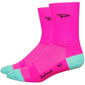 Image de DeFeet Chaussettes Aireator Hi-Vis D-Logo