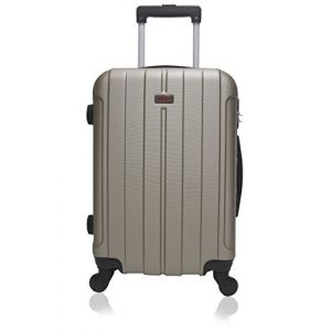 Hero VALISE CABINE - ABS &ndash; 55cm &ndash; 4 roues &ndash; FOGO &ndash; BEIGE