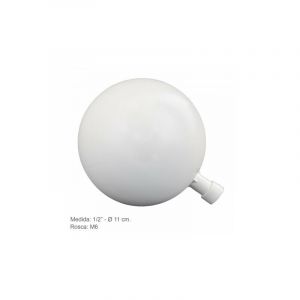 Wolfpack Bouée plastique 1/2 » x 11 Ø cm. filetage m6.