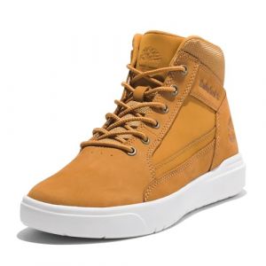 Timberland Homme Allston Mid Sneaker, Wheat Nubuck, 41.5 EU