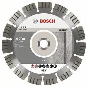 Bosch 2608602655 - Disque à tronçonner diamanté Best for Concrete 230 x 22,23 x 2,4 x 15 mm