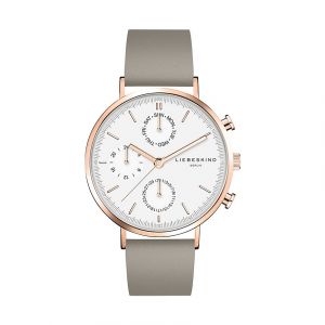 Liebeskind Berlin Femme Quartz Montre avec Bracelet en Cuir LT-0196-LM